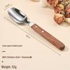 ZISIZ Wooden Handle Dessert Cutlery Set