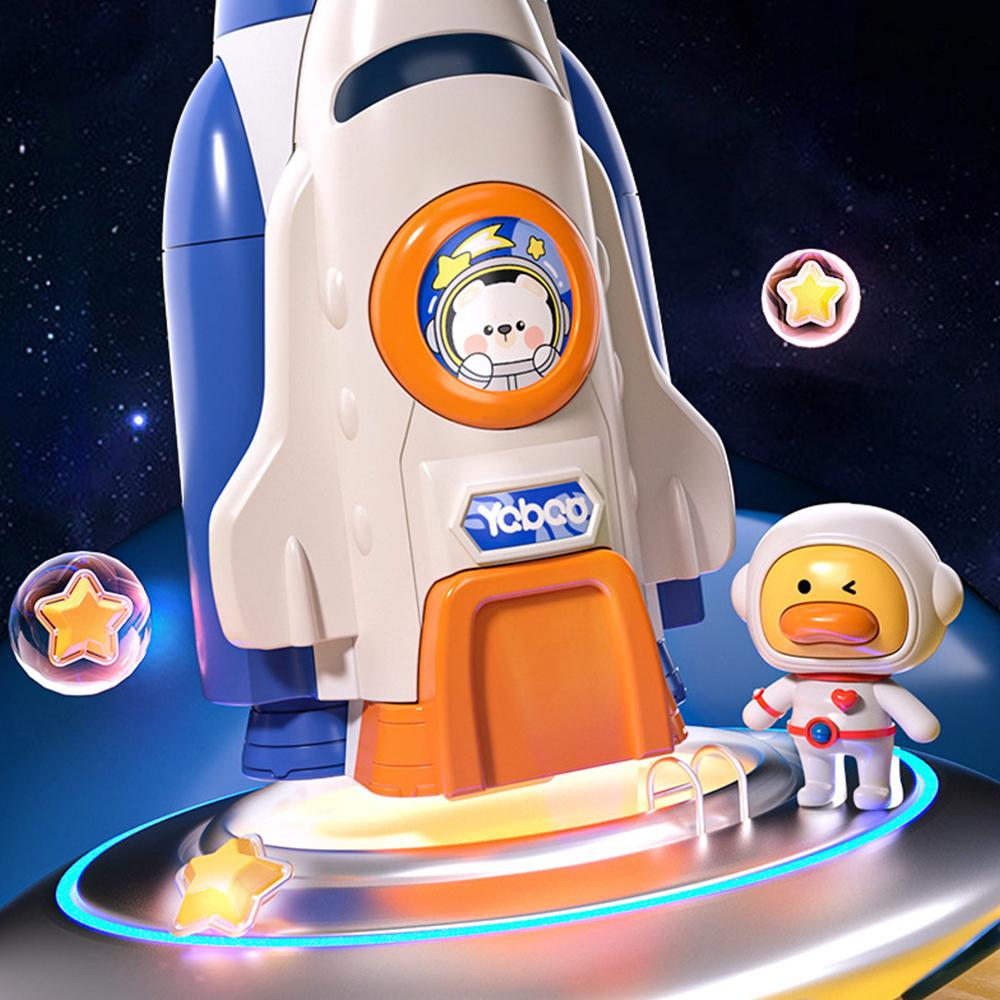 Plastic Model Educational Toys Space Rocket Brain Mechanical Toy Interactive Train  Kids Learning