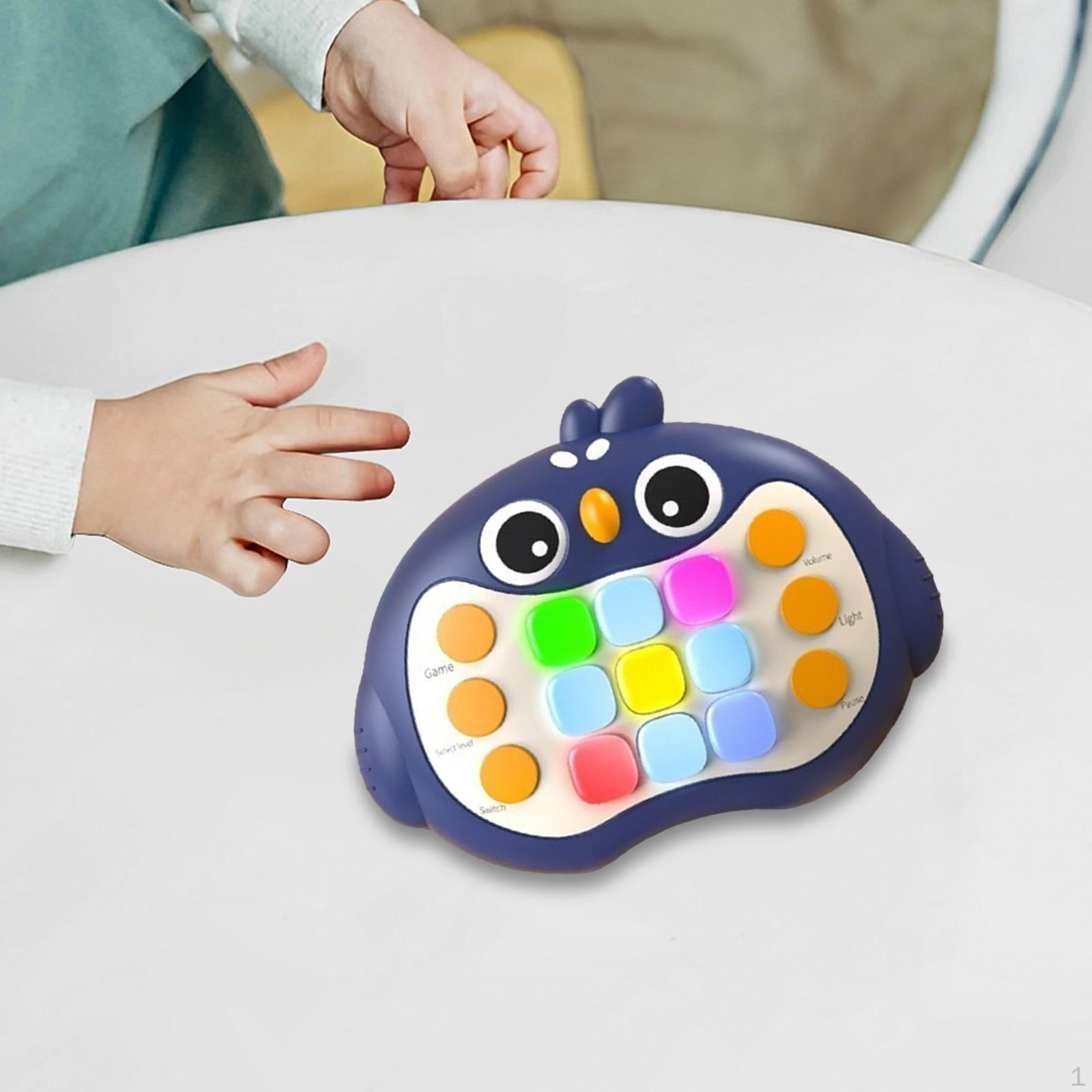 

Игра-пузырь с быстрым нажатием, портативная головоломка, светящаяся игрушка-непоседа для синий