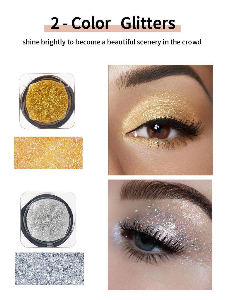 MISSROSE Makeup Palette Set: Eyeshadow, Lip Gloss, Lipstick, Blush, Concealer, Highlight, and Powder.