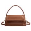 ZA Women's Bag New Fashionable Black Brown Mini Casual Cross-body Trapezoidal Portable Underarm Single Shoulder