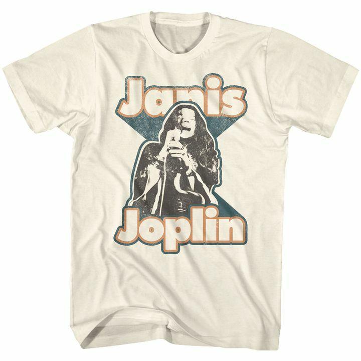 Janis Joplin Janis Natural Adult T-Shirt XXXL
