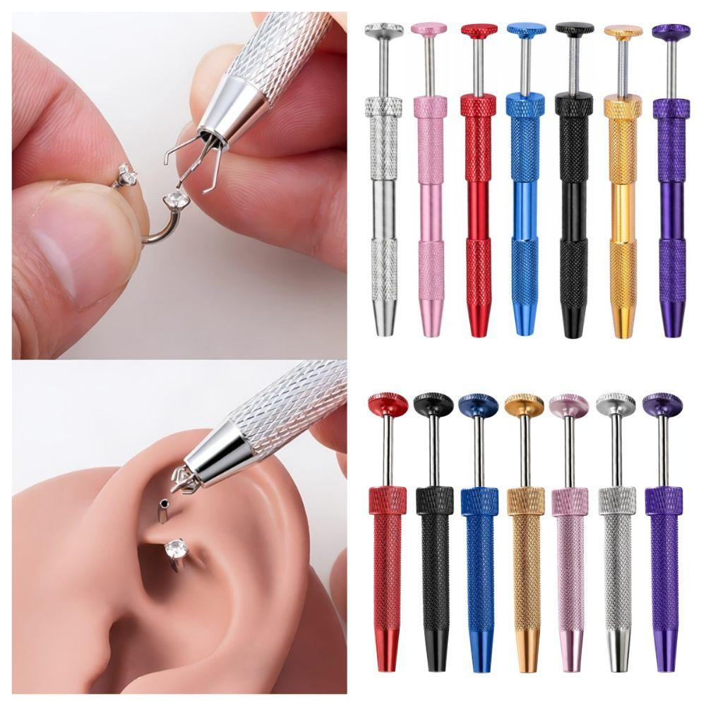 1/2pcs Anti-Slip Mini Grabber Pens Stainless Steel Jewelry Making Pliers for Changing Jewelry