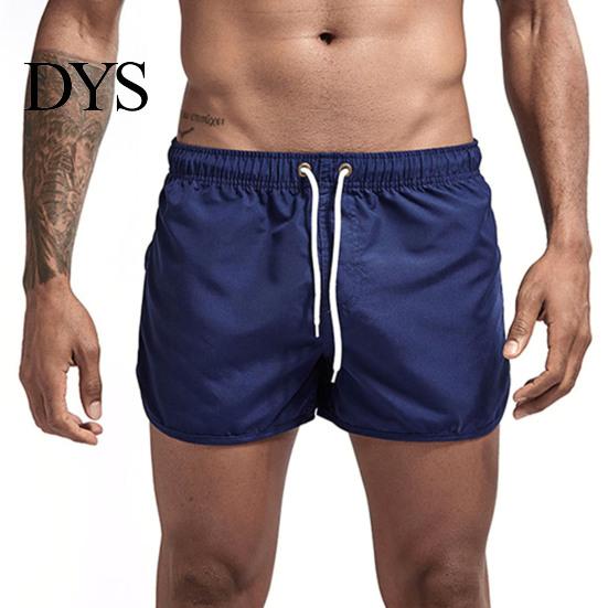 Beach Shorts Men Super Soft Wear Resistant Polyester Pants Summer Swim Trunks for Male Swimwear