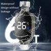 Einfache Installation Duschthermometer Anzeige Wasserdichtes Thermometer 106*45MM LED Duschthermometer Für Sicheres Baden