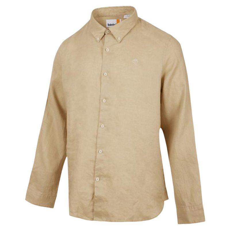 

Timberland Af Linen S Fashion Casual Polo Comfortable Long Sleeve Shirt Men shirts A69FY-Y94 XL