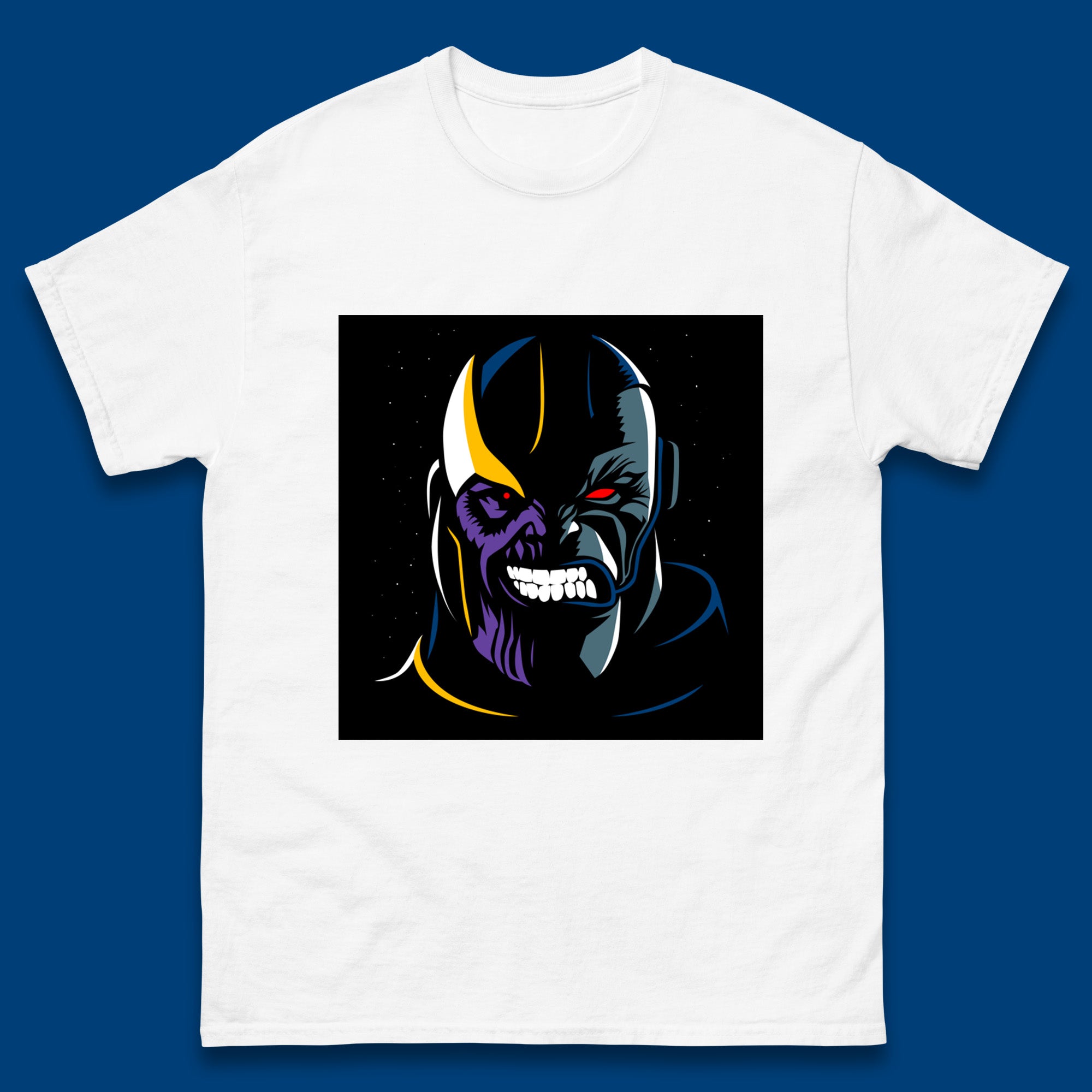 Thanos Comic Book Supervillain Fictional Characters Avengers Endgame Marvel Villian Mens Tee Top L
