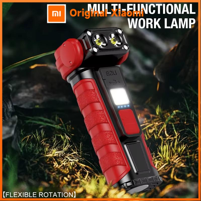 Xiaomi Multi Functional mini Work Light, Rotating Flashlight, with Adjustable Portable Lighting COB Floodlight and Magnetic Work Light