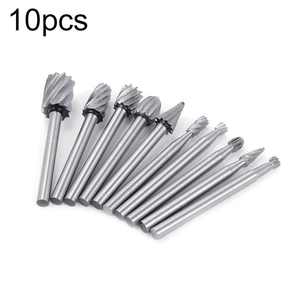 6/10/20Pcs Rotating Wood Engraving Drill Bit File High Speed Steel Carving Rasps 6/10/20Pcs Rotating Wood Engraving Drill Bit File High Speed Steel Carving Rasps