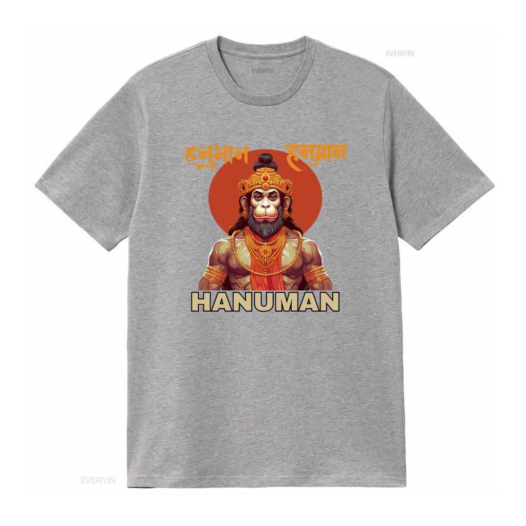 Hanuman Hindu Monkey God T Shirt Lord Design Indian Ramayana Spiritual Religious Mythology vintage Washed streetwear Unisex