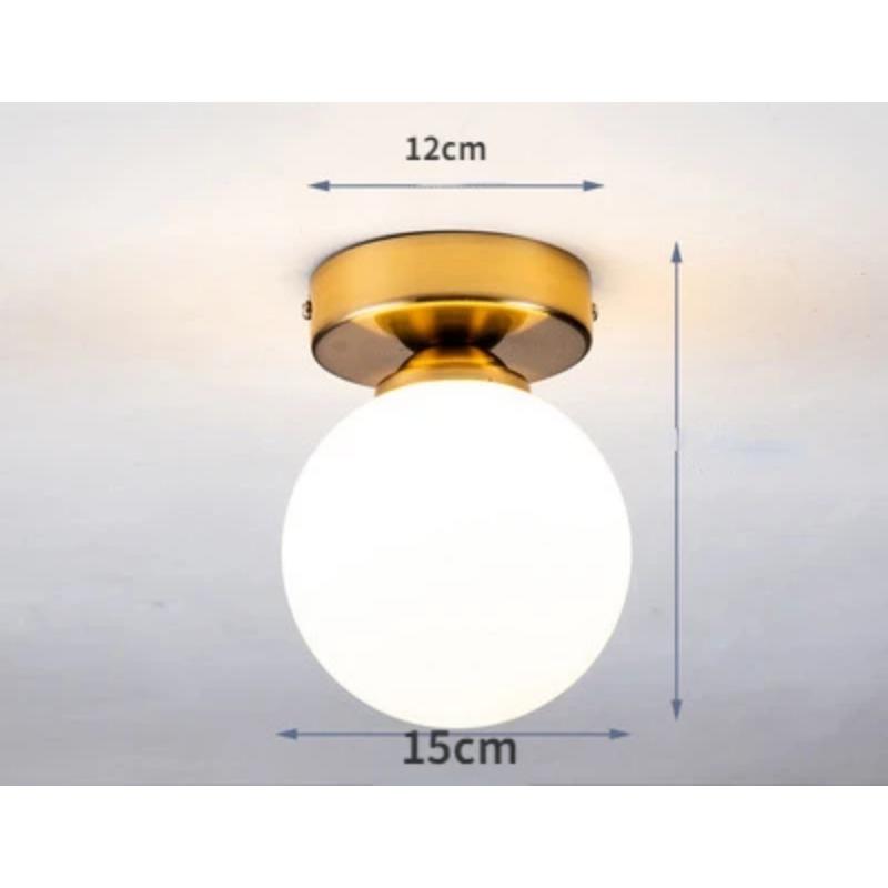 Modern Simple Porch Light Stair Hallway Light Ball Glass Modern Balcony Ceiling Light Led Lights for Room  Lamps for Living Room