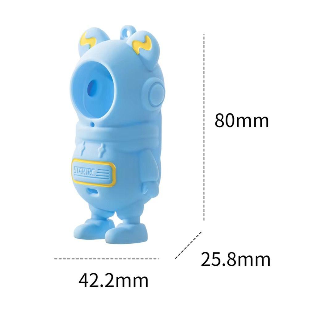 Silicone Protective Cover Cartoon Anti-Scratch Camera Lens Cap Anti-Drop with Lanyard Full Protector Case for Insta360 GO 3/3S