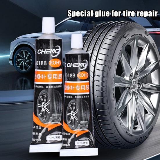 30/50 ml Lepidlo na opravu pneumatik Vodotěsné a odolné proti vysokým teplotám Sada na opravu bočnic pneumatik Gumový cement pro motocyklové auto