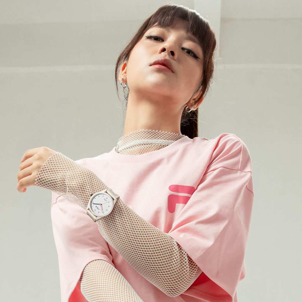 FILA 6463 Series Quartz Watch Silicone Strap 43mm White Dial Trendy Couple Watch Unisex watches FLM38-6463-006