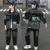 Trendy Spring & Autumn Boys' Denim Two-Piece Outfit Set - Stylish & Handsome 2025 Collection for Kids
