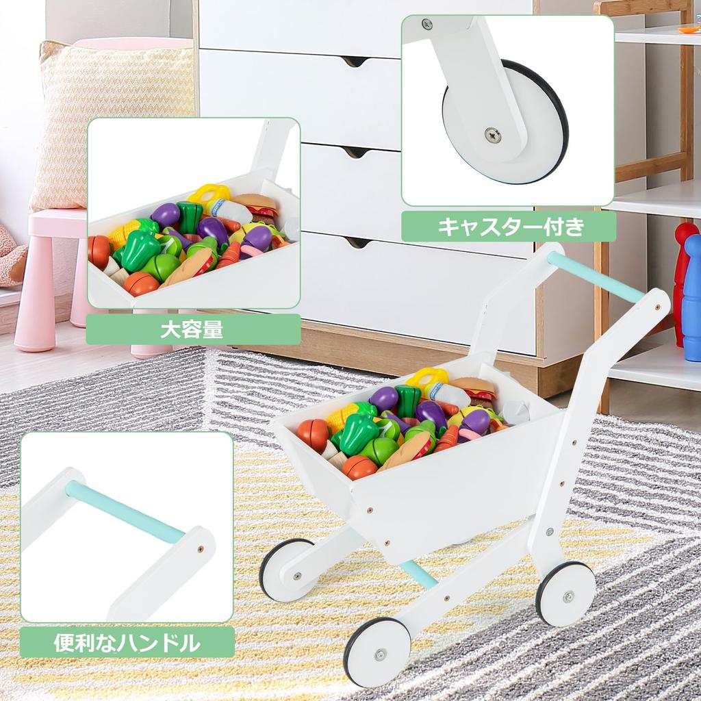 COSTWAY Play Store Pretend Play Educational Toys Pretend Shopping Play Set Cash Register Counter Vending Machine Supermarket Children Boys Girls