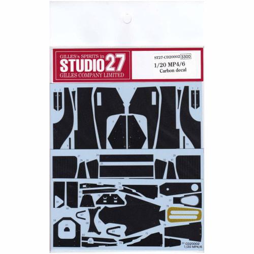 

[STUDIO27] 1/20 Carbon Fiber Decal for McLaren MP4/6