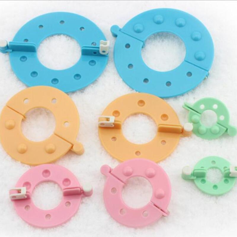 8ks Pom Pom Maker Chmýří Koule Pletař Jehlové Řemeslo Pompom Maker Sada Nástrojů DIY Šicí Nástroje 3.5cm 5.5cm