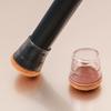 Table Chair Leg Protectors Caps Clear Round for Furniture Legs Cover Floor Sliders Non Slip Scratch Reduce Noise with Felt Pads