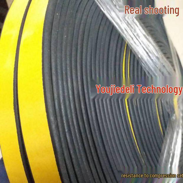 EPDM Self-Adhesive Foamed Rubber Sealing Strip for Distribution Box Cabinets