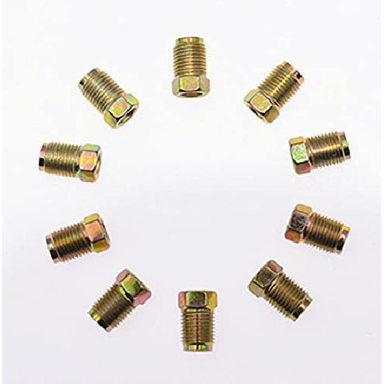 Metric Brake Line Invert Flare Fittings for 3/16" Tube. 10 x 1 mm (Pack of 10)