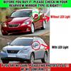 Pair Car Side Rearview Mirror Cover For Lexus IS IS250 IS350 2006-2012 LHD Glossy Black/Carbon Look Wing Mirror Caps Trims US/EU