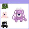 2024 New Trendy Handwoven Cute Plush Monster Crossbody Bag Lightweight And Breathable Design