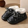 Waterproof bag and butterfly cotton slippers women's winter fashion outer wear thick-soled velvet thickened non-slip warm snow boots