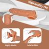 16/20CM Realistic Penis Sleeve Extender Reusable Dildos Condom Delay Ejaculation Dick Enlargement Sex Toys for Men