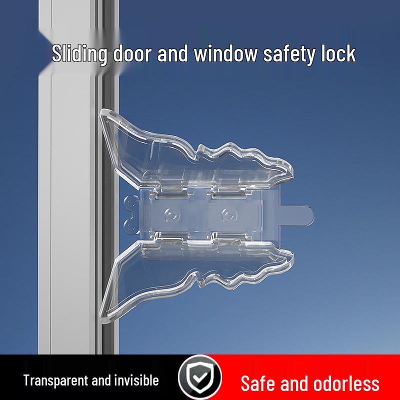 Screen and Sliding Door Window Child Safety Lock Limiter and Latch