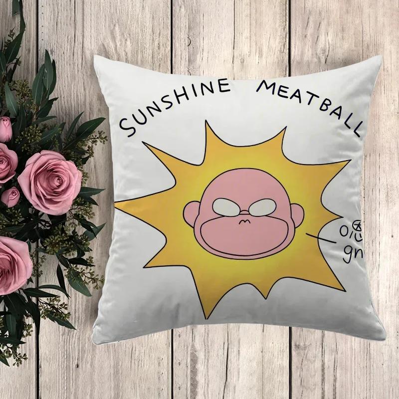 Anime Pillow BERTILO Decorative Pillows for Sofa Pilow Cases Cushion Cover Luxury Pillowcases Pillowcase Decor Fall