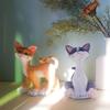 Fortune Cat Ornament Resin Material Fine Craftsmanship Cat Sculpture Wealth Symbol Decor Home Party Decoration