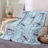 1pc Stitch Printing Blanket - Soft, All-Season Throw for Living Room, Bedroom,Travel