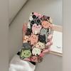 Cartoon Cute Cat Transparent Phone Case Suitable for iPhone 17 16 15 14 13 12 11Pro/Max/Plus Anti Drop and Shockproof Back Cover