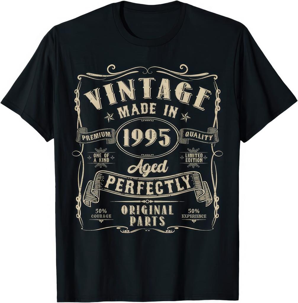 Made In 1995 Aged Perfectly Original Parts 30th Birthday 30 Years Gift T Shirt