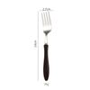 304 Stainless Steel Western Tableware Knife Fork Spoon Dessert Fork Spoon Solid Wood Handle Fork Spoon Steak Knife Restaurant