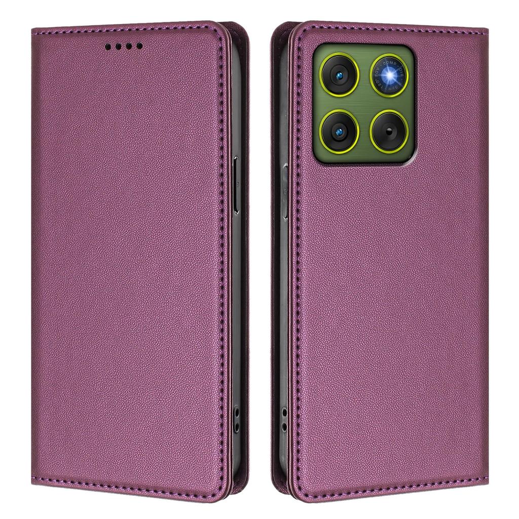 For Motorola Edge 70 5G Leather Wallet Case Magnetic Closure RFID Blocking Phone Cover