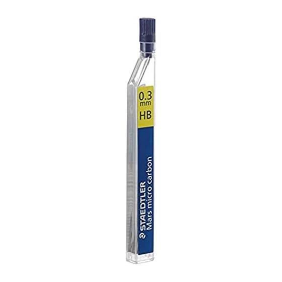 Staedtler Mars Micro Carbon Mechanical Pencil Refills, 0.3mm HB, PVC-free