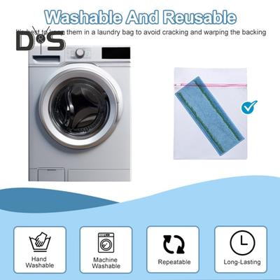 8Pcs Mop Pads Wear Resistant Highly Absorption Washable Reusable Microfiber Deep Clean Mop Pads for Irobot Braava Jet M6