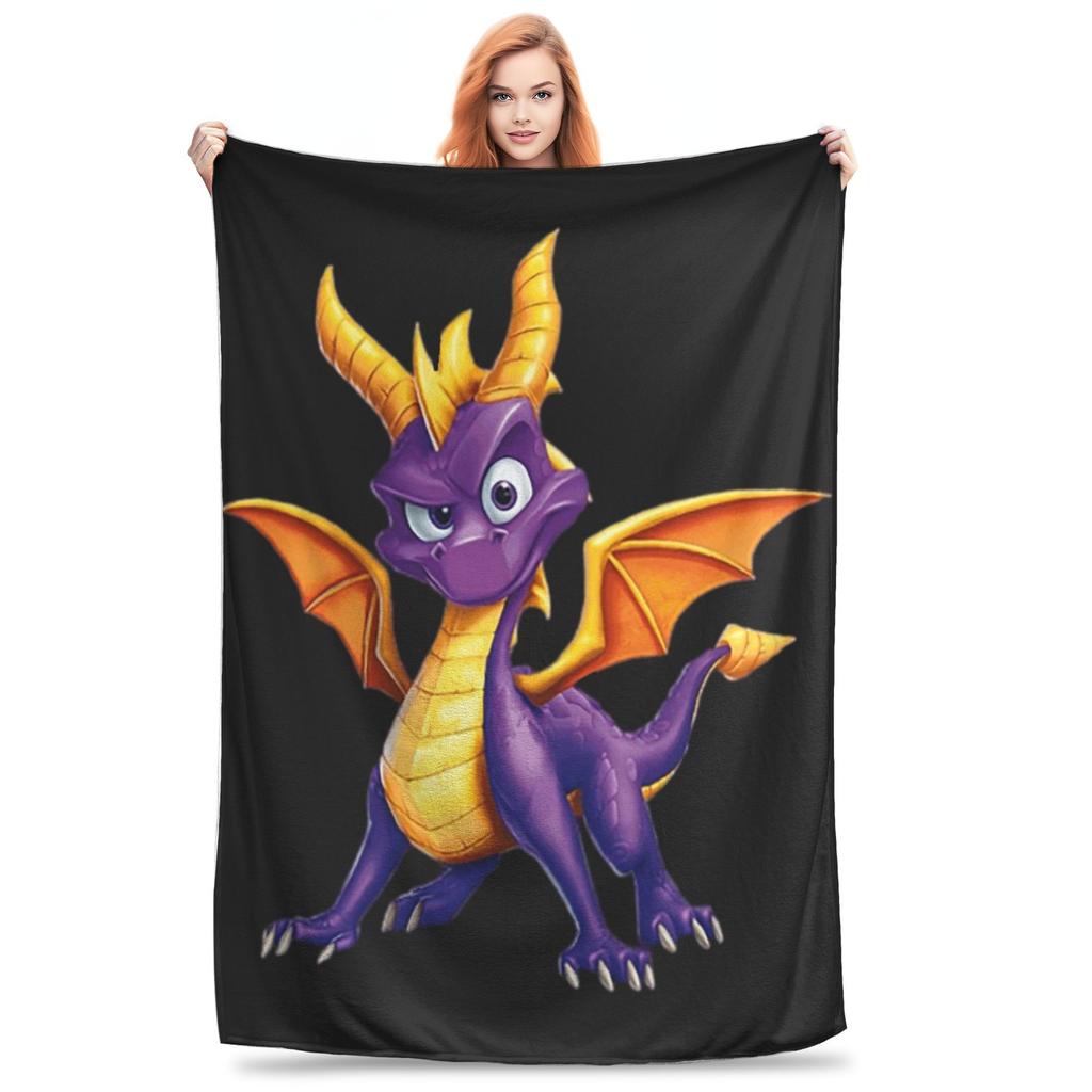 Flanelová přehozová deka Ledová Spyro Teplé plyšové deky Měkké ložní prádlo na postel Obývací pokoj Domov Piknik Pohovka