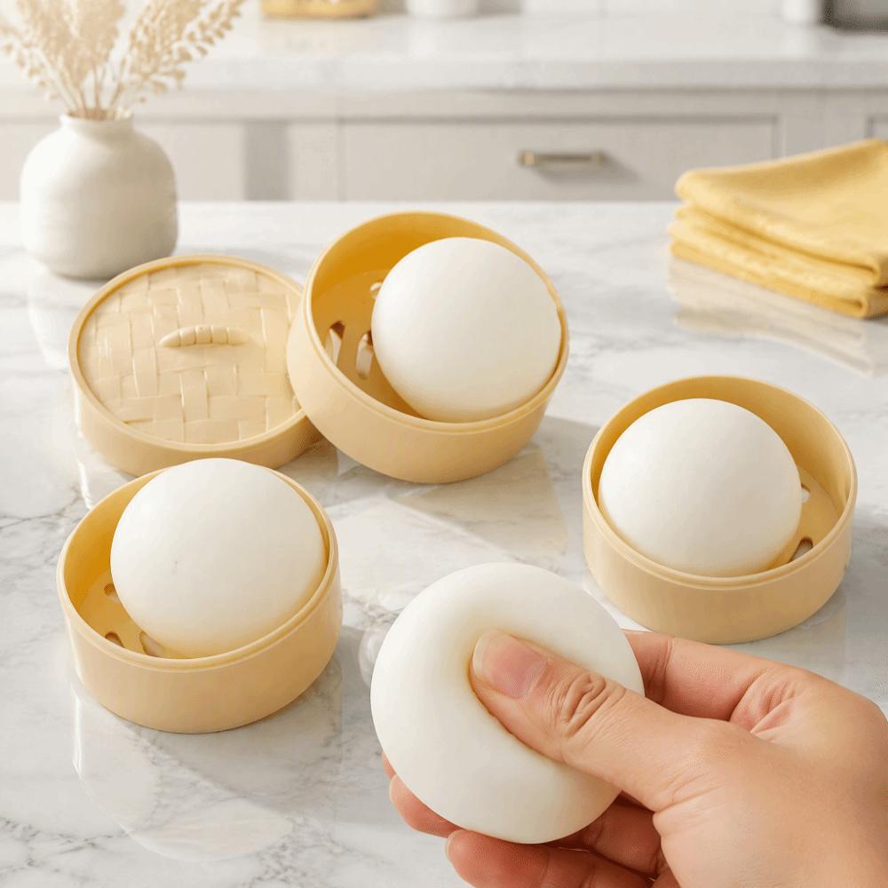 Low Rebound Steamed Bun Squishies Slow Rebound Steamed Bun Squeezable Toy Kids Gifts