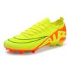 Flying Woven Seamless Football Shoes Fg Spiked Leather Feet Boys And Girls Teenagers Students Non-Slip Training Sports Shoes