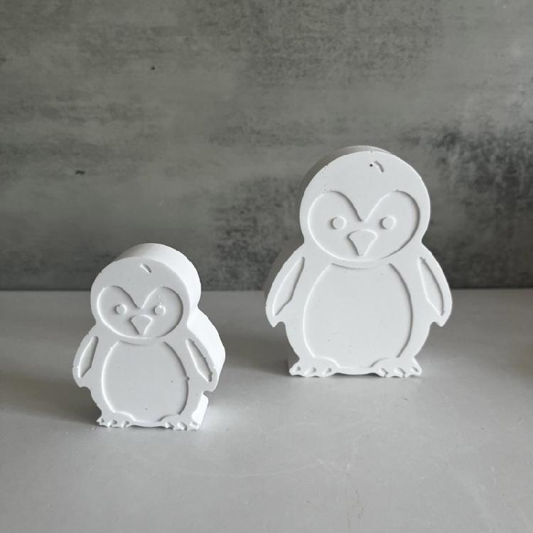 Lovely Designs Sturdy Silicone Mold for Candle and Soap Crafting Portable for Penguins Handmade Gifts and Ornaments