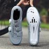 Unisex Cycling Shoes Road Mountain Bikes Hard Sole Clipless Compatible Lightweight Ride Footwear
