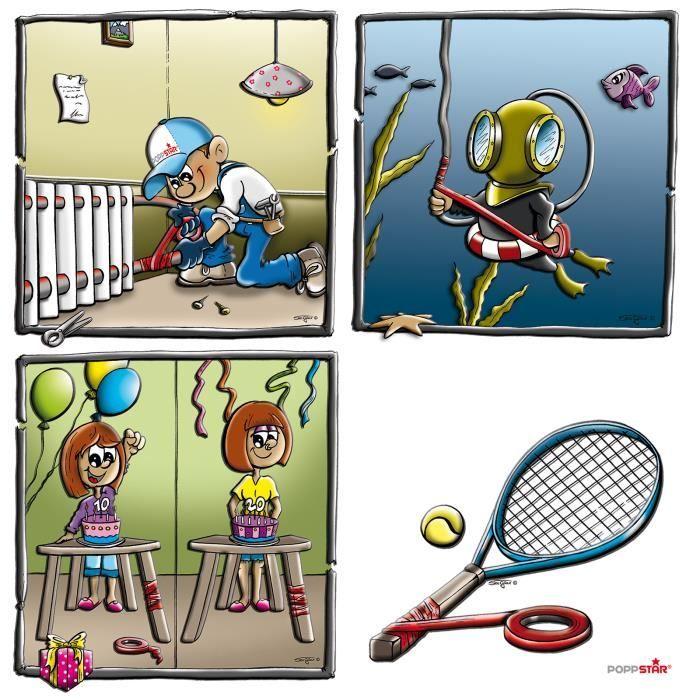 Ruban isolant - poppstar - 11m - silicone - 25mm - auto-fusionnant et étanche