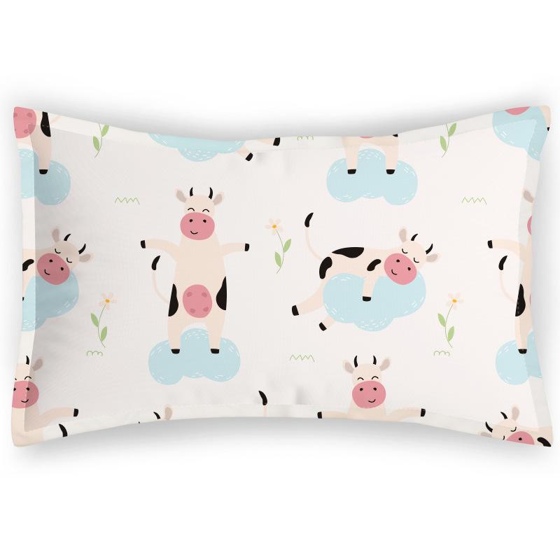 Mr. Bag Chinese Style Cow Shading Pillowcase Children's Cartoon Pillowcase Digital Printed Pillowcase