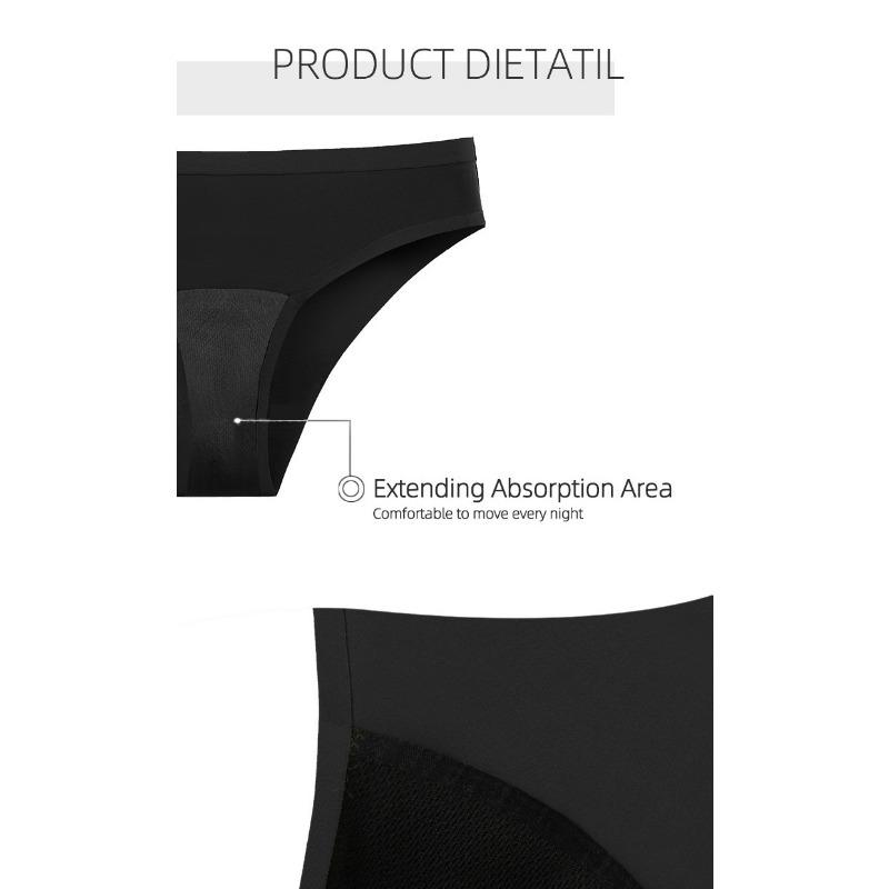 Women Seamless Four Layer Absorbent Crotch Leakproof Period Swim Pants