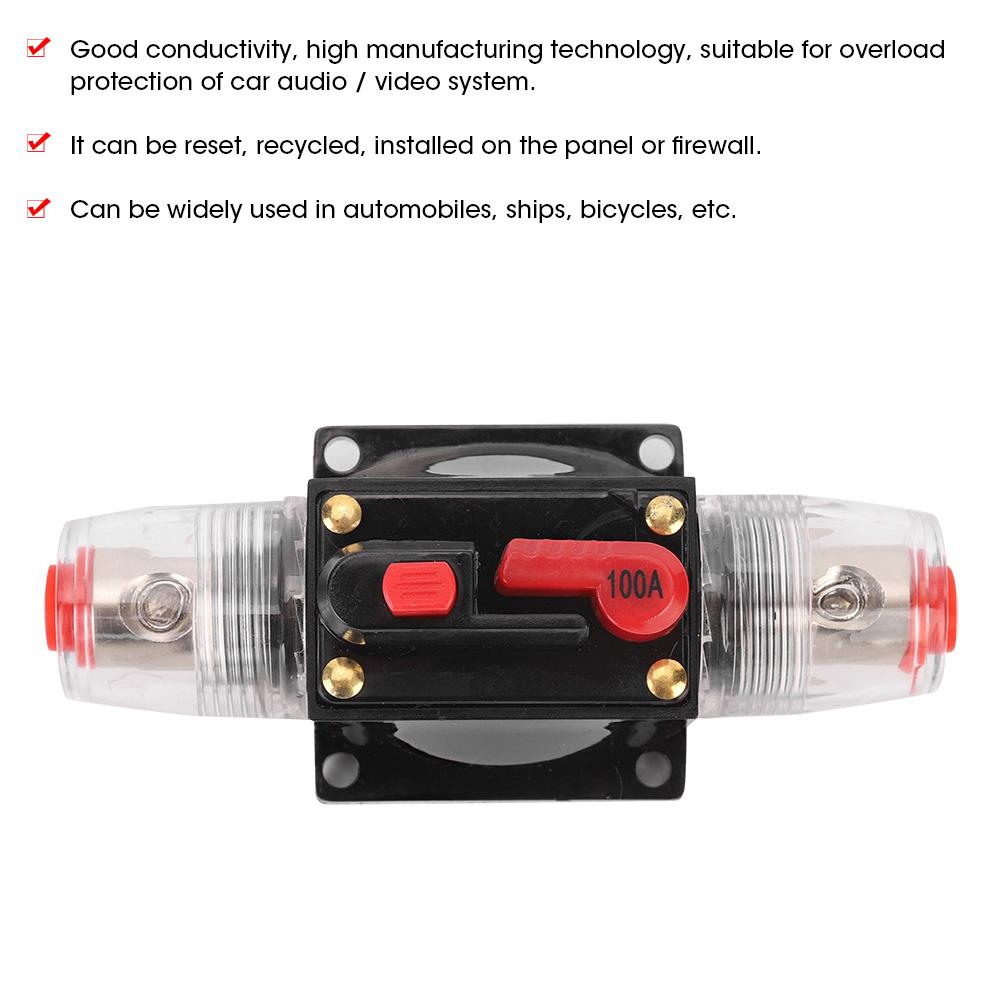 12-24V Car Stereo Amplifier Reset Circuit Brker Holder Car Accessories
