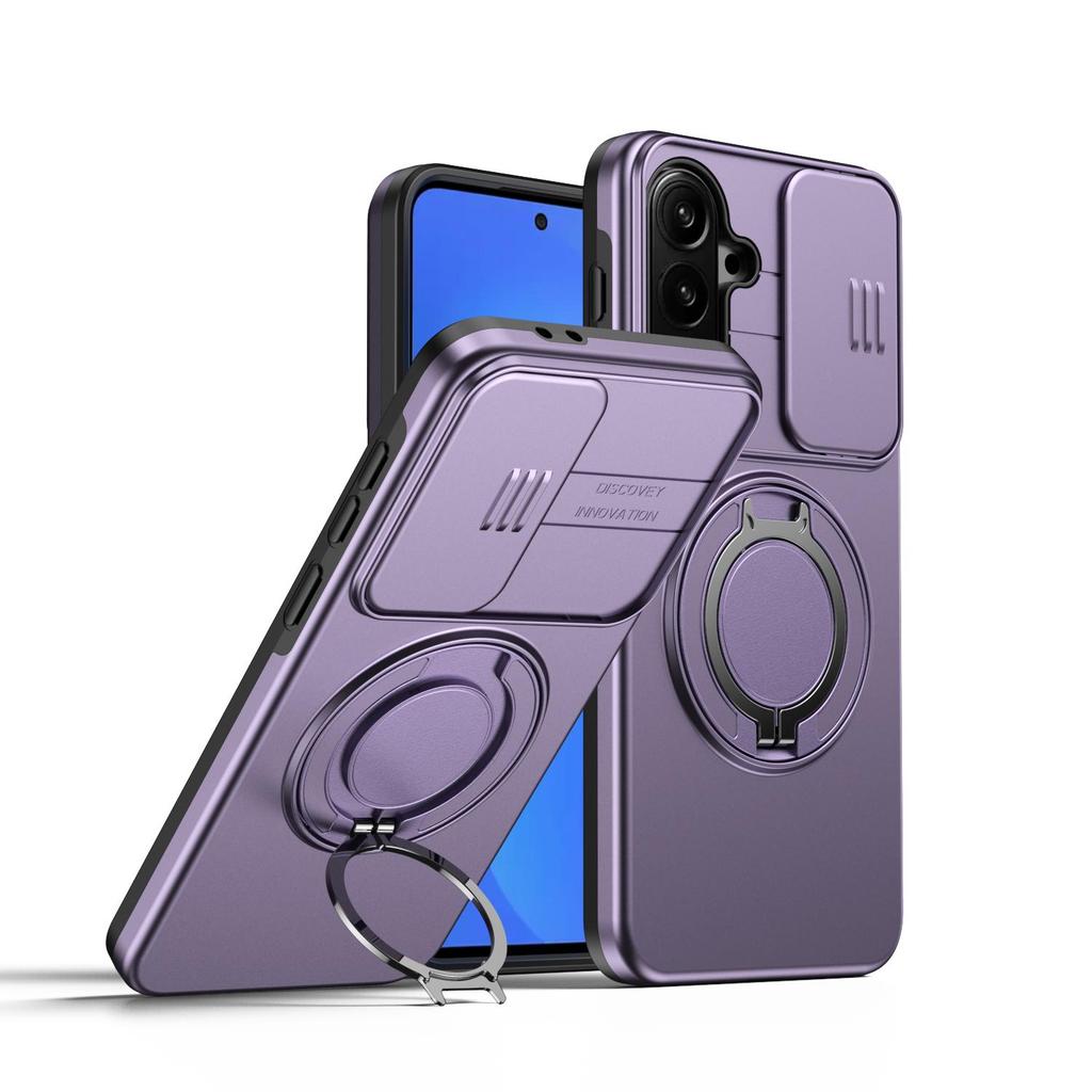 Schiebefenster Linsenschutz Magnetischer Ring Halter Hülle Für Samsung Galaxy A36 A56 A26 A16 Rüstungs Hülle
