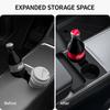 YZ For Tesla Model Y Model 3  Silicone Storage Cup Holder Car Central Control Water Cup Holder Storage Box Car Accessories